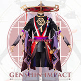 Genshin Impact San Bing Fatui Scaramucci Skirmish Cosplay Costume Full Set Clothes