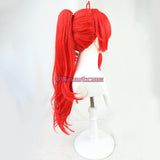 Genshin Impact Cosplay Wig Diluc Ragnvindr Red Dead of Night Outfit Long Red Wig