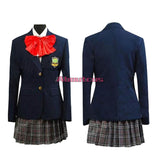 Kill Bill Gogo Yubari Japanese School Girl Cosplay Movie JK Uniform Costume