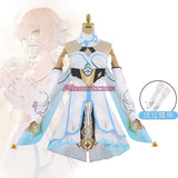 Genshin Impact Lumine Cosplay Costume Dress Lolita