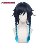 Genshin Impact Venti Cosplay Costume Dress Wig Headwear Cosplay Outfits God of Wind Barbato