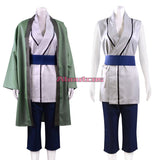 Manga Konoha Hokage Senju Hime Tsunade Cosplay Costume Lady Green Women Kimono Cloak