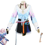 Honkai Impact 3 March 7th Cosplay Costumes Women Fancy Party Dress Suit Coat Top Skirts Full Set Custom Made