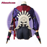 Genshin Impact Kuki Shinobu Cosplay Costume Halloween Party Outfit