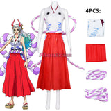 One Piece Yamato Cosplay Costume Kimono Adult Unisex Outfit Party Halloween Carnival Suit