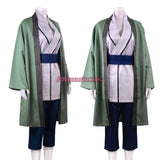 Manga Konoha Hokage Senju Hime Tsunade Cosplay Costume Lady Green Women Kimono Cloak