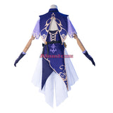 Genshin Impact Lisa Witch of Purple Rose Cosplay Costume The Librarian Dress