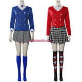 Heathers The Musical-Veronica Sawyer Cosplay Costume Uniform Skirt Outfits Halloween Carnival Costumes