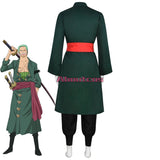 One Piece Roronoa Zoro Cosplay Costumes Kazunokuni Animation Exhibition Performance Clothing