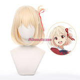 Lycoris Recoil Nishikigi Chisato Cosplay Wig LycoReco Coffee Shop Hair