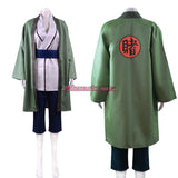 Manga Konoha Hokage Senju Hime Tsunade Cosplay Costume Lady Green Women Kimono Cloak