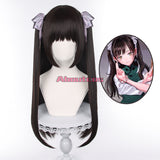 Yaozhi Women Cosplay Black Brown Wig 70cm Halloween Long Girl Hair