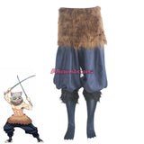 Hashibira Inosuke Cosplay Costume Demon Slayer Kimetsu Yaiba Pig Silicone Mask