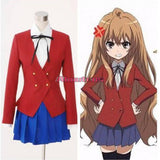 TIGER DRAGON Toradora Cosplay Taiga Aisaka Cosplay School Uniforms