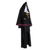 Halloween Movie The Nun Adult Dress Cosplay Costume