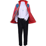 Howl's Moving Castle Cosplay Costume Howl Costume Jacket Pants Earrings Necklace