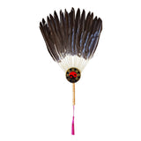 Paripi Koumei Tsukimi Eiko Cosplay Costume Cap Zhuge Kong ming Feather Fan Ya Boy Uniform