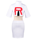 Team Rocket Jessie Musashi James Kojirou Halloween Cosplay Costume Set