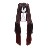 Genshin Impact Hutao Cosplay Costume Wig Full Dress Uniform With Top Hat Hutao