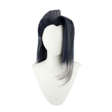 Valorant Viper Fade Cosplay Wig 50cm Long Heat Resistant Synthetic Wig