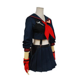 Kill LA Kill Cosplay Ryuuko Matoi Senketsu Cosplay Costume Top+Skirt+Tie+Glove Uniform