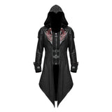 Medieval Assassin Cosplay Streetwear Hooded Jacket Outwear Edward Assassins Creed Halloween 5XL