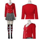 Heathers The Musical-Veronica Sawyer Cosplay Costume Uniform Skirt Outfits Halloween Carnival Costumes