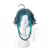 Genshin Impact Cosplay Wig Xiao Short Gradient Green Wig