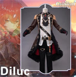 Genshin Impact Cosplay Costume Diluc Costume