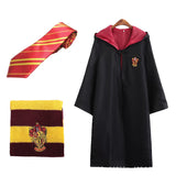 Harry Potter Cosplay Costume Gryffindor Slytherin Ravenclaw Hufflepuff Adult Kid Costume Halloween Party 3PCS