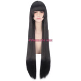 Kakegurui - Compulsive Gambler Kakegurui Twin Cosplay Costume Jabami Yumeko Long Black Wig