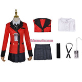 Kakegurui - Compulsive Gambler Kakegurui Twin Cosplay Costume Jabami Yumeko Saotome Meari Momobami Kirari School Uniform Costume