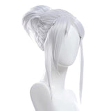 VALORANT JETT For Women Cosplay Wig Halloween Silver Wig