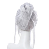 VALORANT JETT For Women Cosplay Wig Halloween Silver Wig