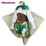 Genshin Impact Venti Cosplay Costume Dress Wig Headwear Cosplay Outfits God of Wind Barbato