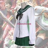 Highschool of the Dead Rei Miyamoto Saeko Busujima Saya Takagi Cosplay Costume