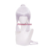 Genshin Impact Cosplay Wig Kamisato Ayaka Long Light Silver Wig