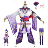 Genshin Impact Raiden Shogun Cosplay Kostuum Baal Raiden Shogun Cosplay