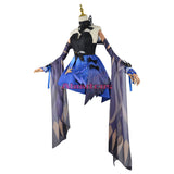 Genshin Impact Cosplay Costume Keqing Opulent Splendor Outfit Costume