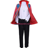 Howl's Moving Castle Cosplay Costume Howl Costume Jacket Pants Earrings Necklace