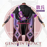 Genshin Impact San Bing Fatui Scaramucci Skirmish Cosplay Costume Full Set Clothes