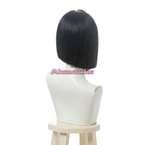 Valorant Viper Cosplay Wig Short Straight Black Cosplay Wigs