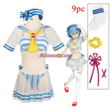 Re Life in a Different World From Zero Cosplay Rem Swimsuit Marine Ver Costume