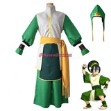 Legend Avatar The Last Airbender Toph Beifong Cosplay Costume adult Halloween Costume