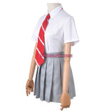 Tokyo Revengers Tachibana Hinata Cosplay Costume JK School Outfits Shirt Tie Skirt Socks Suit