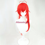 Genshin Impact Cosplay Wig Diluc Ragnvindr Red Dead of Night Outfit Long Red Wig