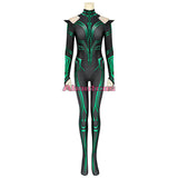 Thor 3 Hella Cos Suit Death Goddess of Death One-piece Rompers With Cape