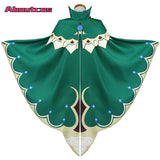 Genshin Impact Venti Cosplay Costume Dress Wig Headwear Cosplay Outfits God of Wind Barbato