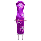 ONE PIECE Boa Hancock Cosplay Costumes Purple Dress Parties Fancy Suit