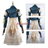 Violet Evergarden Cosplay Costume Princess Maid Dress Clothing Necklace Wig Suit